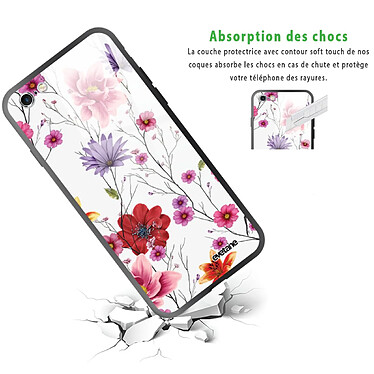 Avis Evetane Coque iPhone 6/6s Coque Soft Touch Glossy Fleurs Multicolores Design