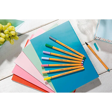 Avis STABILO set de 15 stylos-feutres pointe fine point 88 coloris pastel