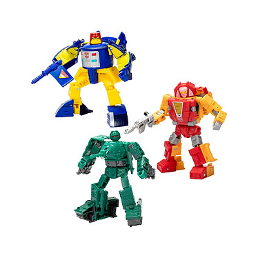 Transformers Legacy United Deluxe Class - Pack 3 figurines Go-Bot Guardians 14 cm