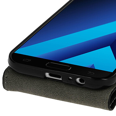 Avizar Housse Etui à Clapet Vertical Samsung Galaxy A5 2017 - Noir pas cher