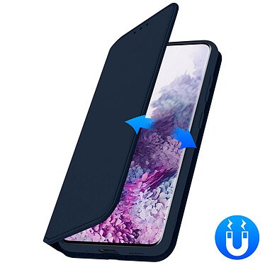 Avizar Housse Samsung Galaxy S20 Plus Étui Folio Portefeuille Fonction Support bleu pas cher