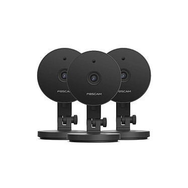 Foscam - C2M-B - Lot 3 Caméras IP Wifi 2MP - 1080 P