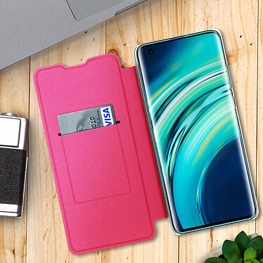 Avis Avizar Housse Xiaomi Mi 10/Mi 10 Pro Étui Portefeuille Intégral Clapet Porte-carte Rose