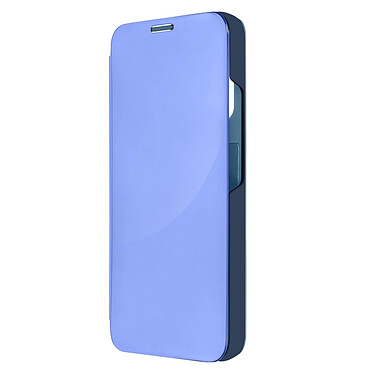 Avizar Étui Clear View pour Samsung Galaxy A54 5G Clapet Miroir Fonction Support  Bleu