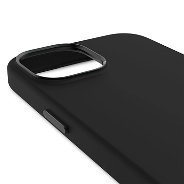 Avis Decoded Coque MagSafe pour iPhone 15 Plus Silicone Mat Doux Graphite Noir