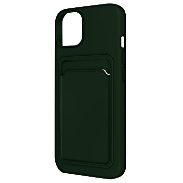 Forcell Coque pour iPhone 12 et 12 Pro Silicone Souple Porte-carte Fine Légère  Vert