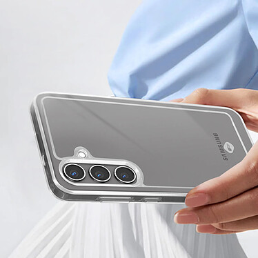 Avis Forcell Coque pour Samsung Galaxy S24 Plus Antichoc Rigide Bords Surélevés Transparent