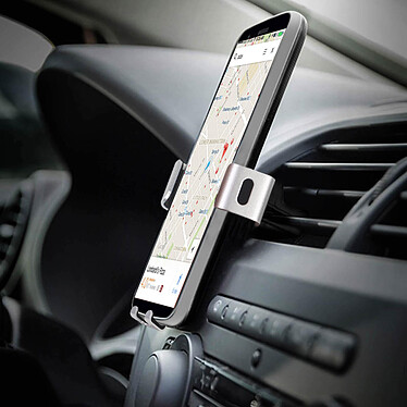 Acheter LinQ Support Auto Mobile 3.5 à 6.5'' Grille Aération Pinces Auto-ajustables  Noir