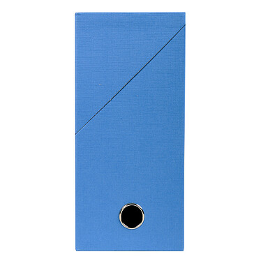 EXACOMPTA Boite transfert Dos 120mm papier toilé - Bleu clair x 5