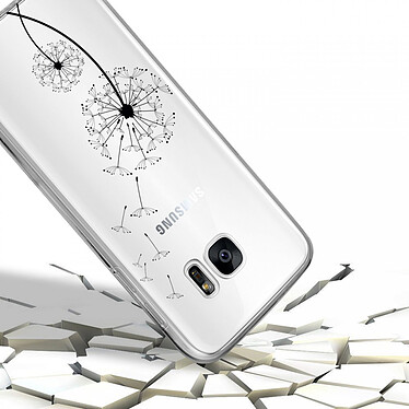Acheter Evetane Coque Samsung Galaxy S7 360 intégrale transparente Motif Pissenlit Tendance