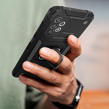 Avis Avizar Coque Samsung Galaxy A53 5G Hybride Renforcée avec Bague Métallique  Noir