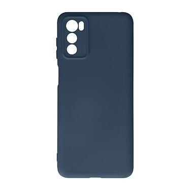 Avizar Coque pour Motorola Moto G42 Silicone Semi-rigide Finition Soft-touch Fine  Bleu Nuit