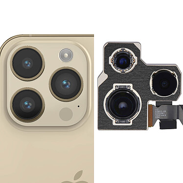 Avis Clappio Caméra Arrière pour iPhone 14 Pro Module Capteur Photo avec Nappe de Connexion