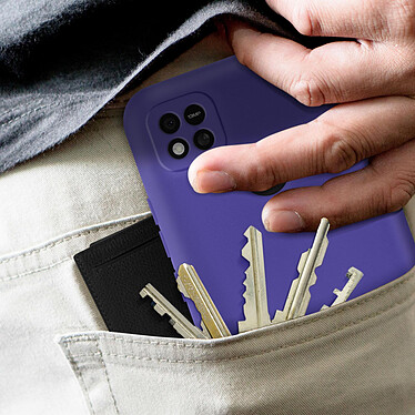 Avizar Coque pour Xiaomi Redmi 10A Silicone Semi-rigide Finition Soft-touch Fine  Violet pas cher