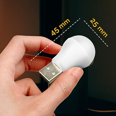 Acheter Avizar Ampoule LED USB 1W 6500K,  avec Format Compact et Universel