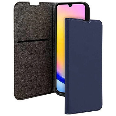 BigBen Connected Étui Folio pour Samsung A05s Style Portefeuille avec Porte Cartes Bleu marine