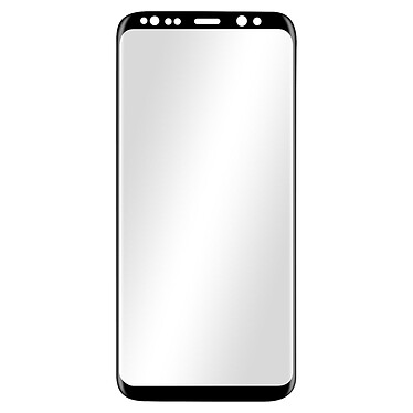 3mk Film pour Samsung Galaxy S9 Plus Verre Trempé 9H Bords Renforcés Incurvés Hardglass Max  Noir
