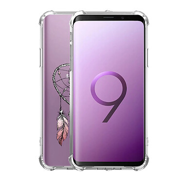 Avis Evetane Coque Samsung Galaxy S9 Plus anti-choc souple angles renforcés transparente Motif Attrape coeur