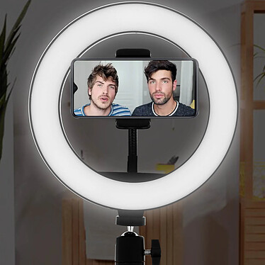 Avis LinQ Ring Light 26cm Puissance 10W Trépied Support Téléphone Flexible BD2607