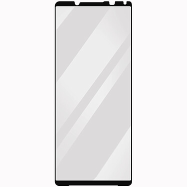 Avizar Verre Trempé pour Sony Xperia 5 V Dureté 9H Anti-rayures Anti-traces  Contour Noir