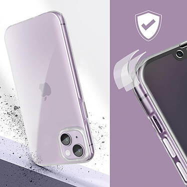 Avis Avizar Coque pour iPhone 14 Plus Intégrale Arrière Rigide Transparent et Avant Souple  Transparent