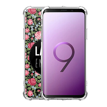 Avis Evetane Coque Samsung Galaxy S9 Plus anti-choc souple angles renforcés transparente Motif La Vie en Rose