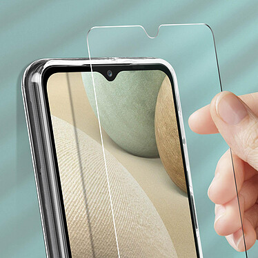 Avis Avizar Coque Samsung Galaxy A12 Souple Film Verre Trempé 9H Transparent