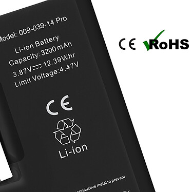 Acheter Clappio Batterie Decode Flex Version pour iPhone 14 Pro 3200mAh Noir