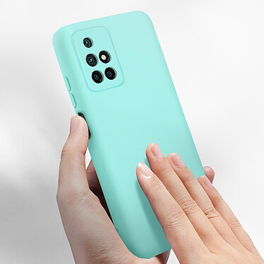 Acheter Avizar Coque pour Redmi 10 et 10 2022 Semi-rigide Finition Soft-touch Fine turquoise