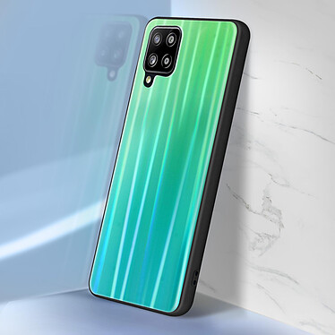 Acheter Avizar Coque Samsung Galaxy A42 Bi-matière Holographique Brillant Fine Légère vert