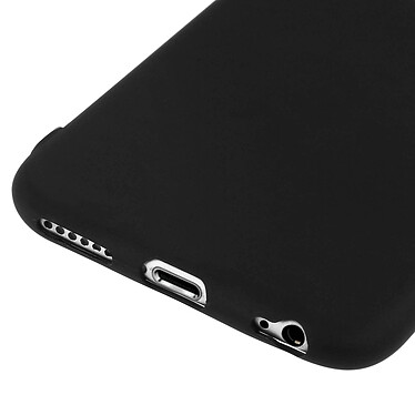 Avizar Coque iPhone 6S / 6 Coque Silicone Gel Souple Mat Protection Antirayures Noir pas cher