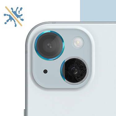 Acheter Enkay Film caméra pour iPhone 15 et 15 Plus Verre trempé 9H 0.4mm  Contour multicolore