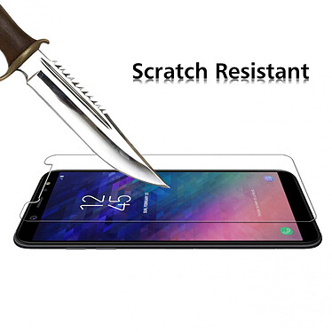 Acheter Evetane Vitre Samsung Galaxy A6 2018 protectrice intégrale en verre trempé