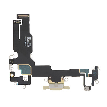 Avis Clappio Connecteur de Charge pour Apple iPhone 15, Port USB C + Microphone Dorée