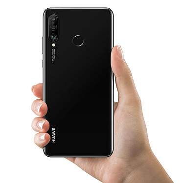 Clappio Cache Batterie pour Huawei P30 Lite Façade Arrière de Remplacement Noir pas cher
