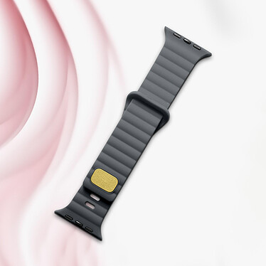 Acheter Avizar Bracelet pour Apple Watch 41mm et 40mm et 38 mm Silicone Souple et Doux  Gris foncé