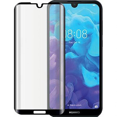 BigBen Connected Protège-écran pour Huawei Y5 2019 Anti-rayures et Anti-traces de doigts Noir transparent