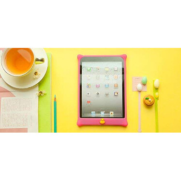 Avis BONE  Coque en silicone BUBBLE iPad mini  Rose