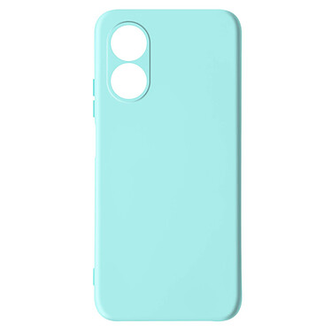 Avizar Coque pour Oppo A17 Silicone Semi-rigide Finition Soft-touch Fine  Turquoise
