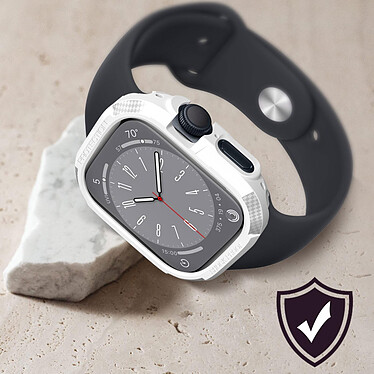 Avis Avizar Coque pour Apple Watch 8 7 41mm et 6 5 4 2 40mm et 3 2 1 38mm Fibre de Carbone  blanc