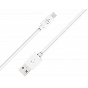 BigBen Connected Câble USB A/micro USB 1,2m - 2.1A Blanc