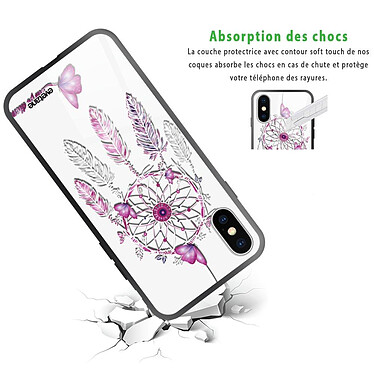 Avis Evetane Coque iPhone X/Xs Coque Soft Touch Glossy Carpe diem Design