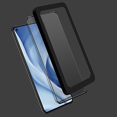 Force Glass Film pour Xiaomi Mi 11 Lite et Mi 11 Lite 5G Verre Organique Anti-traces  Noir pas cher