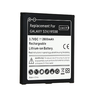 Acheter Avizar Batterie Galaxy S4 compatible d'une puissance de 2800 mAh - Noir