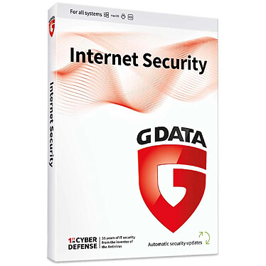 G DATA Internet Security - Licence 1 an - 3 postes - A télécharger