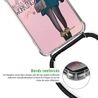 Acheter LaCoqueFrançaise Coque cordon Samsung Galaxy S20 Dessin Working girl