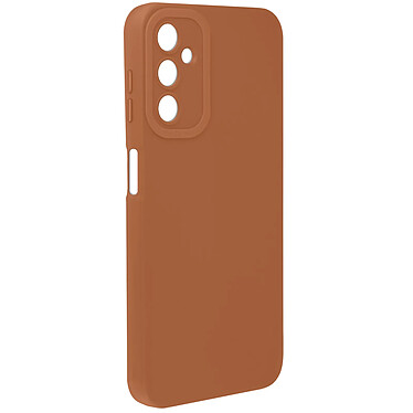 Avizar Coque pour Samsung Galaxy A15 Silicone Mat Protection Caméra Marron Clair