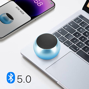 Moxie Mini Enceinte Sans-fil Bluetooth Autonomie 3h Design Ultra-compact Bleu pas cher