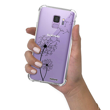 Evetane Coque Samsung Galaxy S9 anti-choc souple angles renforcés transparente Motif Pissenlit pas cher