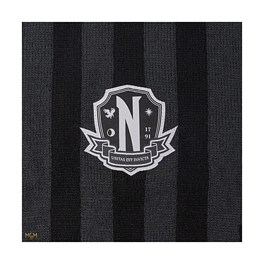 Mercredi - Echarpe Nevermore Academy Black 190 cm pas cher